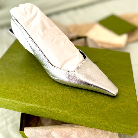 Gucci Shoes - 55MM Mallory Slingback Pumps!!! In PERFECT condition!!!